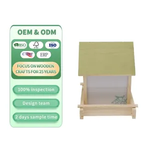 Popular Casa para <span class=keywords><strong>Pájaros</strong></span> Ecológica <span class=keywords><strong>Lego</strong></span> con Soporte, Construcción de Vidrio y Plástico - Product Image 1