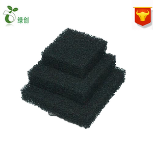 Hot bán cắt-to-kích thước than hoạt tính miếng bọt biển màu đen Lọc phương tiện truyền thông bọt pad tấm - Product Image 2