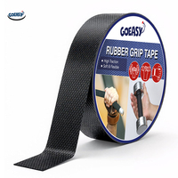 Bande adhésive souple antichoc non abrasive, imperméable et résistante à l'usure, en caoutchouc, pour la poignée des raquettes de badminton et de tennis