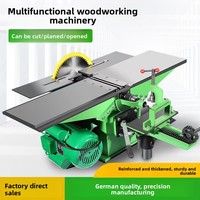 Machine combinée 3-en-1 pour le travail du bois : dégauchisseuse, raboteuse et scie à table 200 mm 2,2 kW pour atelier de menuiserie et de fabrication de meubles
