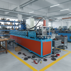 Galvanized Steel Metal <b>Shutter</b> Door Cold Roll Forming Machine Rolling <b>Shutter</b> Slats Making Machine - Product Image 1