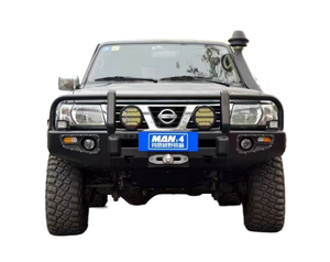 Pare-buffle avant en acier de qualité supérieure avec support de treuil pour Patrol Y61 <span class=keywords><strong>97</strong></span>-04 GU - Product Image 6