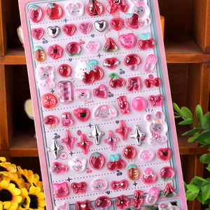 สติกเกอร์กระดาษกันน้ำลายพิมพ์สีสันสดใสแบบนูน 3 มิติ ตัดตามรูปทรง วัสดุ PVC เนื้อสัมผัสแน่น ตกแต่งแบบด้าน ขายดี - Product Image 1