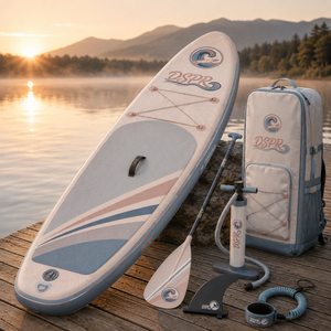 Planche de SUP écologique et portable, idéale pour la détente aquatique et les excursions panoramiques, crée une ambiance décontractée. - Product Image 2
