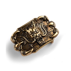 Hebilla de Cinturón de Aleación de Zinc con Diseño de Dragón Antiguo, Exquisita, Popular y de Alta Calidad, Directo de Fábrica - Product Image 1