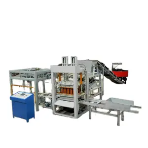 Máquina hidráulica CNC totalmente automática para fazer blocos de tijolos e azulejos, máquina robusta e robusta com caixa de engrenagens confiável