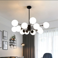 BGST lumière moderne luxe créatif planète lampe bulle boule verre salon chambre verre lustres modernes suspension lumière