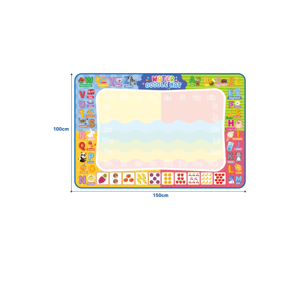 Große wieder verwendbare magische Wasser Leinwand Spiel matte Frühe Bildung Klares Wasser Graffiti Puzzle Muster Schreiben Zeichnung Spielzeug Box Papier - Product Image 6