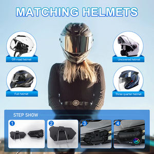 Più popolari Y10 moto cuffie sportive cuffia da sci impermeabile cancellazione del rumore moto blu dente casco auricolari - Product Image 5