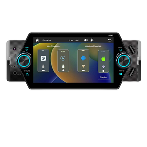 Reproductor MP5 estéreo de audio para coche 1 Din 5 pulgadas BT con reproductor de DVD para coche inalámbrico Carplay <span class=keywords><strong>Android</strong></span> - Product Image 1