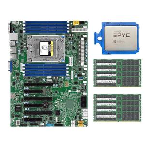 Supermicro H11SSL-i y CPU AMD EPYC 7302P con 8* 64 GB de RAM 2133P, Múltiples Opciones, Socket SP3 DDR4, 16 SATA3, 3*PCI-E3.0x16 - Product Image 1