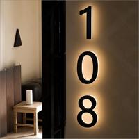 Enseignes lumineuses 3D personnalisées à LED pour extérieur, lettres rétroéclairées, logo d'entreprise et enseignes de réception, enseignes de salon
