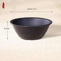 Pots à fleurs en résine imitant la céramique d'argile violette pour plantes succulentes, bougainvilliers, contrôle des racines, design épuré, usage en jardin
