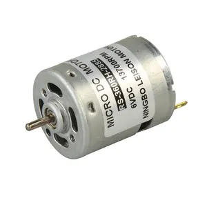 Motor pequeño dc cepillado para soplador, bomba de vacío de piscina, 28mm de diámetro, 360 12v