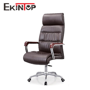 Chaise de Direction Ergonomique Moderne en Cuir PU pour Bureau et Usage Domestique, Design Convertible, Dossier Personnalisable pour Employés - Product Image 6