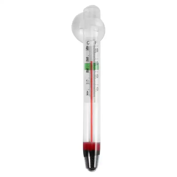 Погружной термометр для стеклянного аквариума, аксессуары для измерения температуры воды, водонепроницаемый BT-02 на присоске