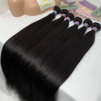 Cheveux vierges Remy 100% vietnamiens, couleur naturelle, longueur 8-30 pouces, trame double cousue à la machine, lots de tissages de cheveux en vrac, toutes les couleurs disponibles