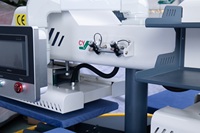 Nouvelle presse à chaud rotative 40x60 à 2 têtes et quatre stations avec alignement laser pour sublimation et transfert DTF 40 50