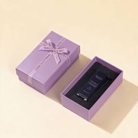 Caja de Regalo Morada para Lápiz Labial, Caja de Regalo Premium Vacía, Caja de Empaque para Regalo, Cumpleaños, Día de San Valentín, Día del Maestro