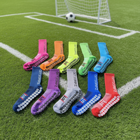 Chaussettes de football antidérapantes pour enfants et jeunes, en coton/spandex/nylon, respirantes, écologiques, épaisses, avec logo personnalisé, pour l'automne