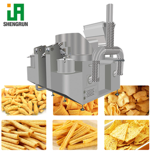 เครื่องทอดแบบอัตโนมัติ ต่อเนื่อง 200-300 กก./ชม. พร้อมสายพานลำเลียงสำหรับทอดขนมข้าวและเฟรนช์ฟรายส์ - Product Image 1