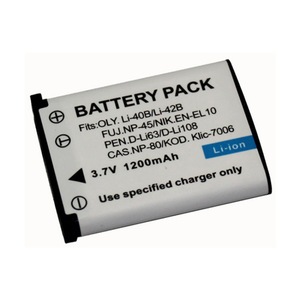 Batterie LI-42B 1200mAh pour Olympus EN-EL10 Fujifilm NP45 Certifiée CE RoHS Vente en Gros Puissance Stable de Niveau 1 - Product Image 4