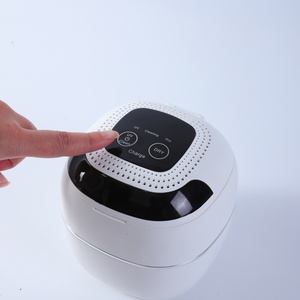 2025 Portable <b>Rechargeable</b> 1800mah UV Ultrasonic Cleaner with Drying Fan for Retainer Jewelry Necklace Cleaning for Travel Home - Product Image 5