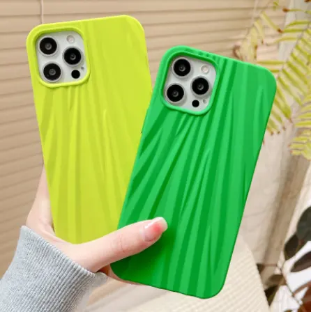 Popular Color BV Green Case for Iphone 13 13pro 13promax TipTok Curtain Folds Phone Cover