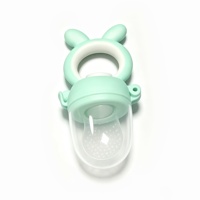 Poussoir à une main pour nourrisson, distributeur de fruits, sucette sans BPA, adapté aux bébés de 4 à 7+ mois