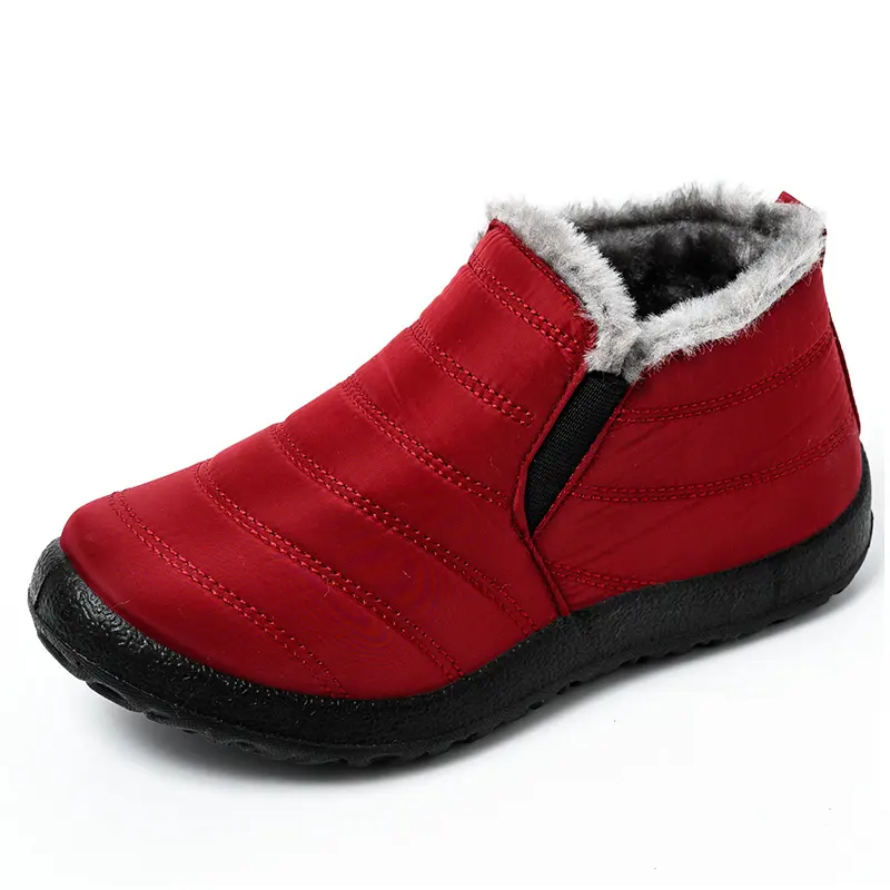 Women Boots Lightweight Winter Shoes Women Waterproof Snow Boots Female Slip On Casual Shoes Plush Footwear