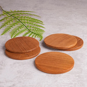 High Quality Wooden Coasters Trendy <b>Polish</b> Surface Durable Design Customized Thickness for Home Hotel Restaurant Use (Mats <b>Pads</b>) - Product Image 5