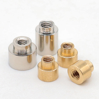 Entretoise de support de circuit imprimé ronde en laiton nickelé M2 M2.5 M3 pour montage en surface à souder