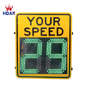 Giá bán buôn tùy chỉnh cảnh báo giao thông kỹ thuật số động thông tin phản hồi MPH Trailer màn hình nhôm Radar giới hạn tốc độ giảm dấu hiệu - Product Image 2