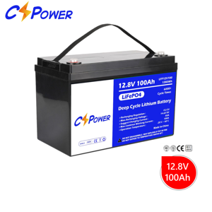 태양 광 발전/오프 그리드 시스템/홈 백업 LFP12V100 용 CSPower 12V 100Ah 딥 사이클 리튬 LiFePO4 배터리 - Product Image 1