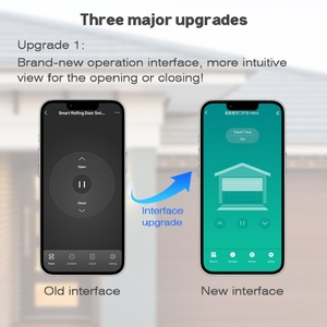 Interruptor Inteligente para <span class=keywords><strong>Puerta</strong></span> de <span class=keywords><strong>Garaje</strong></span> Enrollable con Control Remoto por Aplicación Tuya Smart Life, Panel de Vidrio Templado, WiFi, RF433 - Product Image 3