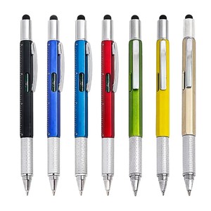 Multi Function <b>Pen</b> Ballpoint 145*10mm With Ruler Screwdriver And Touch Tip For Office Use - Product Image 5