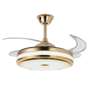 Modern Decoration Chandeliers Gold Three Colors Style Pendant <b>Light</b> Socket <b>Ceiling</b> <b>Fans</b> with <b>Led</b> <b>Lights</b> - Product Image 6