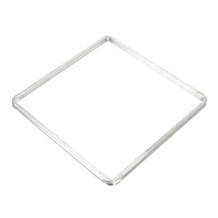 Barra espaciadora moderna, venta de fabricante, espaciador de aluminio de vidrio hueco para apertura Horizontal, ventana corredera de vidrio doble, puerta, Villas