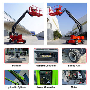 Cina 16-26m Cherry Picker Spider <span class=keywords><strong>Lift</strong></span> Man Boom meja angkat udara kerja Platform Trailer dipasang teleskopik Towable Boom <span class=keywords><strong>Lift</strong></span> - Product Image 4
