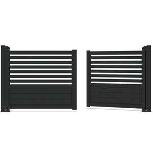 Profil en aluminium moderne de prix bon marché de porte coulissante en aluminium pour <span class=keywords><strong>portails</strong></span> et clôtures en aluminium des Philippines - Product Image 5