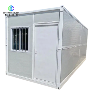 Maison conteneur préfabriquée pliable de 20 pieds, design moderne, caractéristique respirante, garantie de 5 ans pour appartement, bureau, <span class=keywords><strong>hôtel</strong></span>, atelier - Product Image 2