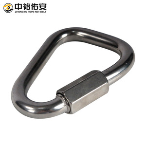 จงหยู โยวันแหวนเชื่อมต่อรูปสามเหลี่ยมสแตนเลส M10 ระบบล็อคเพื่อความปลอดภัยเกรดอุตสาหกรรมเพื่อการป้องกันความปลอดภัย - Product Image 2