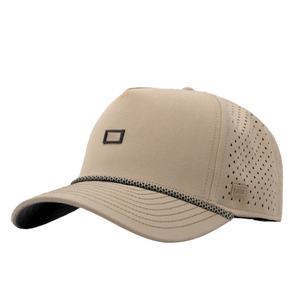 Gorra de Golf Personalizada OEM con Malla Perforada, Logotipo, 5 Paneles, Visera Ligeramente Curvada, Cierre a Presión, Parche de Goma Impermeable - Product Image 1