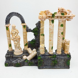 <span class=keywords><strong>Aquarium</strong></span> Decoraties Vis Hideout Huis Betta Cave Met Groene Levensechte Moss - Product Image 4