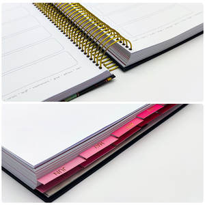 Spirale à bobine unique personnalisable 2026 2027 planificateur de professeur de leçon de données - Product Image 3