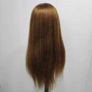 Tête de mannequin 26 ''100% vrais <span class=keywords><strong>cheveux</strong></span> avec épaules coiffures poupée factice coiffeur pratique <span class=keywords><strong>cheveux</strong></span> tressage formation tête Kit Curl - Product Image 5