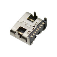 Conector Hembra USB Tipo C 3.0 de 8 Pines, 6.8mm, para Montaje en PCB, Carga Rápida 3A/5A