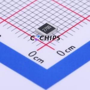 Résistance SMD 1210W3F2700T5E 1210 (Type : Film épais) (Résistance : 270 Ohm Précision : 1%) - Product Image 1