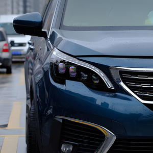 Pour <span class=keywords><strong>Peugeot</strong></span> 4008 <span class=keywords><strong>5008</strong></span> (2017-2020) – Ensemble de feux arrière modifiés avec DRL, clignotants dynamiques LED, phares automatiques à quatre lentilles et accessoires - Product Image 2