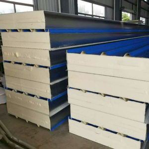 Panneaux sandwich isolants en polyuréthane PUR/PIR homologués FM pour chambres froides, toitures, murs et salles blanches, en acier coloré ondulé - Product Image 5